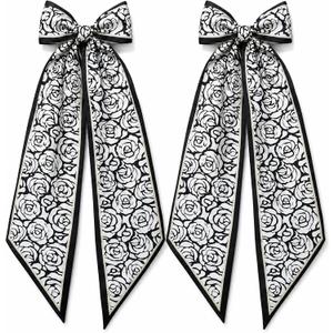2 Pack Spring Fall Wreaths Sash for Front Door, Wreath Accessories, for Monogram Garland Ribbon, for Xmas Garland Decor Accessories Wedding Party Yard Indoor Outdoor Wall Cabinet Kitchen (H)