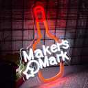 Whisky Neon Sign for Wall Decor Dimmable Neon Light for Man Cave Whisky LED Light Up Sign Suitable for Bar Pub Home Bar Party Club Store Bistro Birthday Gift Size 10.8 * 13.7(CP008)