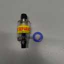 LE LEMATEC Air Dryer for Compressor - Inline Water Separator & Air Tool Oil, 1/4" NPT Moisture Separator for HVLP Spray Guns, Plasma Cutters, Pneumatic Tools, 2-150 PSI