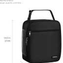 Lovoeo Lunch box Lunch bag for men women Insulated Lunchbox Lunch bags for Work Picnic Travel (Black)