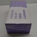 Cushion Lab Patented Pressure Relief Seat Cushion for Long Sitting Hours on Office & Home Chair - Extra-Dense Memory Foam for Soft Support. Car Pad for Hip, Tailbone, Coccyx, Sciatica - Black