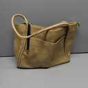 Large Tote Bag for Women Work with Zipper 16L Vegan Leather Ladies Travel Purses and Handbags