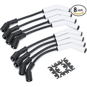 Spark Plug Wire Set for GM LS3/LS4/LS7/LT Engines 9070C Extreme 9000 Ceramic Spark Plug Boot Ignition Wire/Cable Kit
