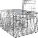 WCS Multi-Catch Sparrow Trap - Galvanized Steel Bird Cage for House Sparrows & Starlings - Humane Live Capture, Catches 8-10 Birds - for Barns, Warehouses & Farms - Made in USA