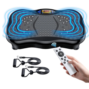 Vibration Plate Exercise Machine, Lymphatic Drainage Machine for Weight Loss, Lymphatic Drainage & Muscle Recovery, Multiple Speeds with Bluetooth & Remote, Max User Weight 330lbs