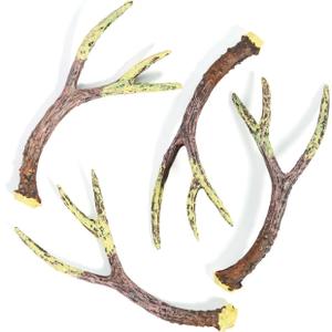 Fun Express Deer Antlers Resin Table Decorations 12 Pack - Realistic Faux Antler Decor for Forest Woodland Christmas Party | Rustic Wedding Centerpieces & Hunting Lodge Themed Events