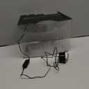 NICREW 2.5 Gallon Nano Nature Aquarium Kit, Ultra-Clear Rimless Desktop Fish Tank with Light and Filter, Perfect for Small Fish, Shrimp, or Betta, Basic Version, Black