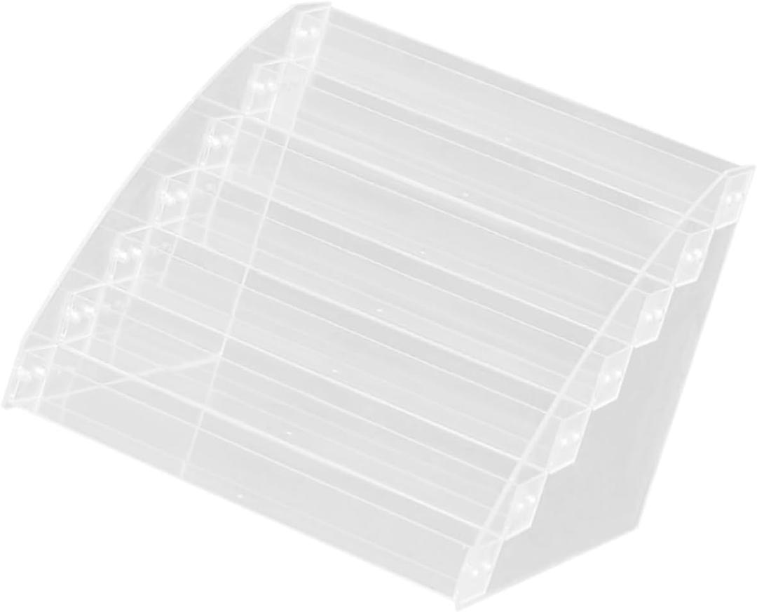 Acrylic Nail Polish Organizer Makeup Display Rack for Easy Access to Nail Polish Lipstick Stylish Storage for Home Salon Use Minimalist Design