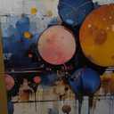 CGXART Abstract Wall Art for Living Room Large Size - Modern Wall Art for Office - Yellow Pictures Wall Decor Ready to Hang Size 29" x 59"