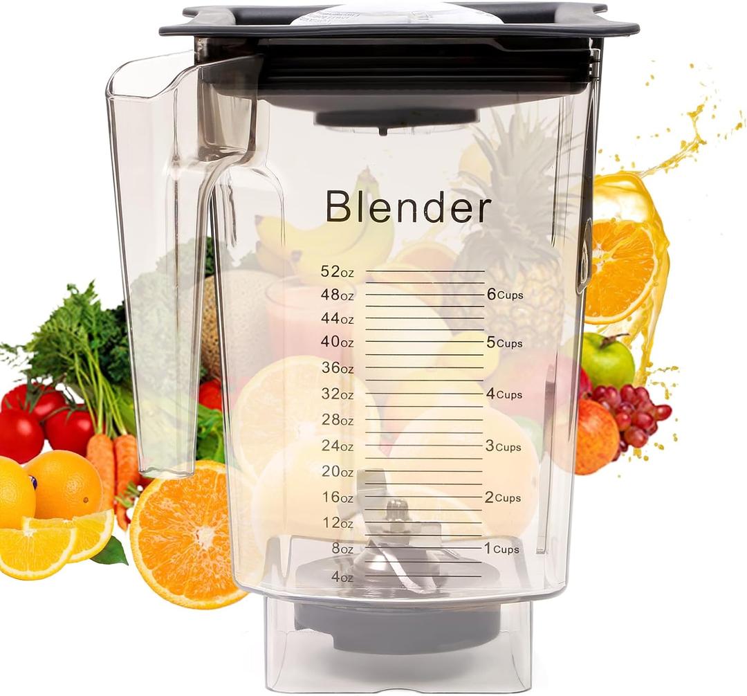 90oz WildSide+ Jar Replacement for Blendtec Blender, Commercial Grade - Five-Sided Replacement Blender Jar,Kitchen Container Pitcher Jar, for Classic/Designer/Professional/Commercial Series Container