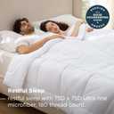 Bedsure Comforters Queen Size Duvet Insert, All Season Bed Comforter, Quilted Down Alternative Duvet, Box Stitched Comforter with Corner Tabs, Machine Washable, 88 x 88 Inches (White)