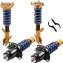 MOSTPLUS Coilovers Struts Compatible for 2003 2004 2005 2006 2007 2008 Toyota Corolla E120 E130/2003-2008 Matrix Adjustable Lowering Suspension (Set of 4)