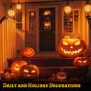 HoogaLife Flame Light Bulbs, E26 Led Light Bulb with Effect of Real Candle Fire Light, 4w Flame Bulb with Upside Down Effect, for Christmas Halloween Home Party Holiday House Room Porch
