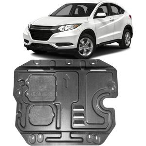 Front Engine Splash Shield for Honda HR-V 2016-2022 Guards, Suitable for Honda HRV Under Engine Cover Mud Flaps, Directly Replace Original One, Black