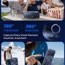 MAGIC JOHN Heavy Duty for iPhone 17 Pro Case with Stand, Fit for MagSafe, 360 Magnetic Ring Holder, Camera Control Cases, Shockproof Phone Case for iPhone 17 Pro 6.3", Rugged Cover, Deep Blue