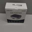 Air Purifier for Home  True HEPA Filter for Pets, Smoke & Allergies | 600 Sq Ft Coverage | Ultra-Quiet & Portable for Bedroom/Travel (1 Pack, Grey White)