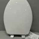 Little2Big Toilet Seat with Built-In Toddler Potty Training Seat, Slow Close, Easy to Install, Made in USA, ELONGATED, White