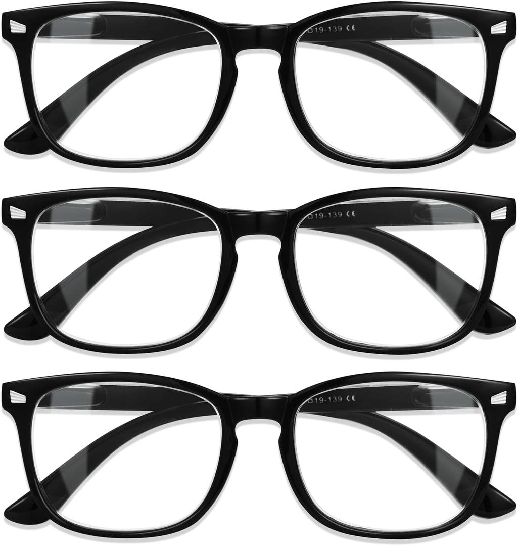 CCVOO Reading Glasses for Women/Men, Eyeglasses, Blue Light Readers for Women/Men, Computer Eye Glasses, Cheaters