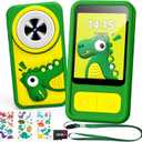 Kids Phone, Dinosaur Kids Smart Phone Toys for 3, 4, 5, 6, 7, 8 +Year Old Boys Gifts, 2.8 Touchscreen Child Learning Play Cell Phone with Dual Camera, Games & Music, Christmas Birthday Gifts (Green)