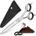 Fagaci Professional Hair Cutting Scissors 6 Super Sharp Thin Blades, 440C Steel for Maximum Precision, Lightweight Hair Shears for Women & Men