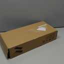 QEEIG Bathroom Floating Shelves for Wall - 15.7" Wall Mounted Shelf Over Toilet Farmhouse Home Decor Display Bookshelf Small 15.7 x 6.7 inch Set of 2, Black (008-40B)