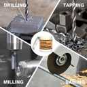 8.9 Oz Professional Cutting Wax for Metal Drilling & Sawing, High-Temp Drill Cutting Fluid & Saw Blade Lubricant, Extends Tool Life Cutting Paste