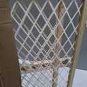 Toddleroo by North States - Diamond Mesh Wooden Baby Gate: Pressure Mounted Baby Gate for Doorways - Adjustable 26.5 to 42 Inches Wide - 23 Inches Tall