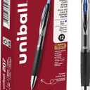 uni-ball 207 Retractable Gel Pens Medium Point, 0.7mm, Blue, 12 Pack