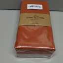 Urban Villa Cloth Napkins Set of 12 20x20 Inches 100% Cotton Napkins Cloth Washable Durable Reusable Absorbent Table Dinner Napkins Cloth for Thanksgiving Hotel Lunch Restaurant Parties  Rust Slub