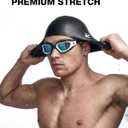 ZIONOR Snorkel for Lap Swimming with Swim Cap, Snorkeling Gear for Adults, Swimming Training in Pool and Open Water