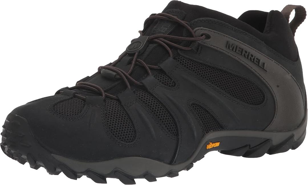 Merrell Men's Chameleon 8 Stretch Hiking Shoe (9.5, Black)