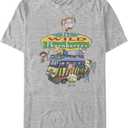 Nickelodeon Men's Big & Tall Logo Group Shot (Athletic Heather), 34