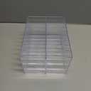 Vowcarol Clear Acrylic Marker Organizer, Marker Holder 18 Slot for 72 Markers- 1 Pack