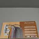 Legging Hangers for Closet Organizer, Hat Hangers for Closet 2 Pack with 10 Clips Holds 20 Leggings, Legging Hanger, Pants Storage Organizer Suitable for Socks, Panties, Underwear, Pants (Black)