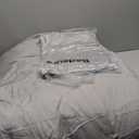 Bedsure Queen Comforter Set Grey - Bed in a Bag Queen Size Bedding 7 Pieces, GentleSoft Pintuck Bed Set Gift for Family, Pinch Pleat All Season Comforter with Sheets, Pillowcases & Shams