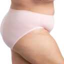 Fruit of the Loom Women's Plus Size Underwear Briefs, Fit for Me, Designed to Fit Your Curves (Pink, XXL)