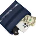 Signal Blocking Bag for Phones and Car Keys, Wallet Shielding Pouch Privacy Protective Case,Anti-Theft Tracking,Cell Phone Bluetooth/WiFi/GPS/Phone Bag (Blue)