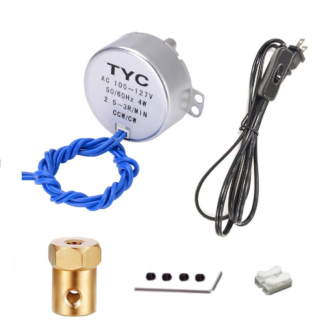 Synchronous Motor TYC-50, AC 100-127V 50/60HZ< 4W, 5-6R/MIN CW/CCW