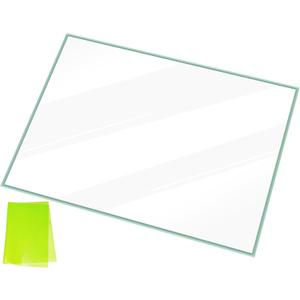 UPGRADED 240350609 Refrigerator Crisper Pan Glass Insert Compatible with Frigidaire Kenmore Glass Shelf Replacement Crisper Drawer Cover Parts AP2115929 LFHT2131QE1 FFHT2131QS6 Fridge Glass Shelf