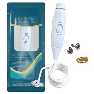 Oral Hygiene Accessories Replacement Hose and Handle Parts Compatible with Waterpik' Water flosser WP-100 WP-300 WP-660 WP-900, Pack of 1 Handle Hose