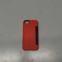for iPhone SE 2 2020 Edition/SE 3 2020 Edition Case with Card Holder,Credit Card Slot Protective Wallet Case - Red