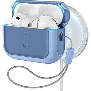 ESR for AirPods Pro 3 Case, Compatible with AirPods Pro Case 3rd Generation (2025), Compatible with MagSafe, Full Drop Protection Cover with Lanyard, Navy Blue