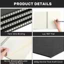 Gueevin 12 Pack Sketch Books Bulk 7.5" x 10" Spiral Bound Sketch Pads for Drawing Hardcover 60 Sheets Bulk Sketchbooks for Artist Adult Art Supplies Pencil Pastel,100gsm (Black)
