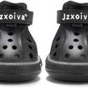 JZXOIVA Dog Shoes for Hot Pavement, Dog Booties for Small Dogs, Breathable Dog Boots & Paw Protectors, Adjustable Non-Slip Dog Rain Booties, Waterproof Pets Sandals for Beach Black Size 2 (#2 (2.17"*1.38")(Inner L*Inner W))