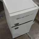 Frigidaire EFR840-Cream EFR840 Retro Mini Fridge with Freezer & Side Bottle Opener-Small 2 Door Refrigerator for Office Bar or College Dorm Room-3.1 Cu Ft (Cream)