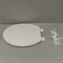 Residential Open Front Plastic Round Toilet Seat
, 14×15 inch
