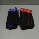 POLO RALPH LAUREN Men's 4D Flex Cooling Microfiber Boxer Briefs, Long Leg & Trunks, 3-Pack (Medium, Black/Orange Black/ Royal Black Red - 3 Pack)