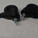 Locking Caster Wheels for Pit Boss, Louisiana Grill, 74064 Wheels Replacement for Pit Boss Pro Series 1100-PS1 1600, Navigator 850 1150, Austin XL, Rec Tec & Others Pellet Grills, 2 Pack