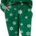 Ekouaer Valentine's Pajamas Women's Long Sleeve Pj Set Soft 2 Piece Loungewear Sleepwear with Jogger Pants XS-3XL (Large)