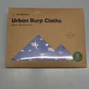 Organic Burp Cloths Baby Boy & Girl - 5-Pack Super Absorbent Cotton Burping Cloths for Babies, Soft & Plush Newborn Spit Up Rags, Infant Towels for Milk Spit Up, Unisex, Large 21" x 10" (Dreamers)
